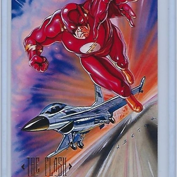 The Flash #53 - Painted by Hector Gomez- DC Comics Trading Card - Picture 3 of 3